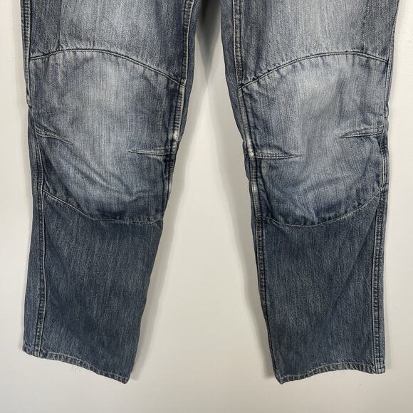 Bilt 0398 Iron Workers Jeans Mens 32x31 Blue Double Knee Padded Motorcycle Work - Picture 8 of 16